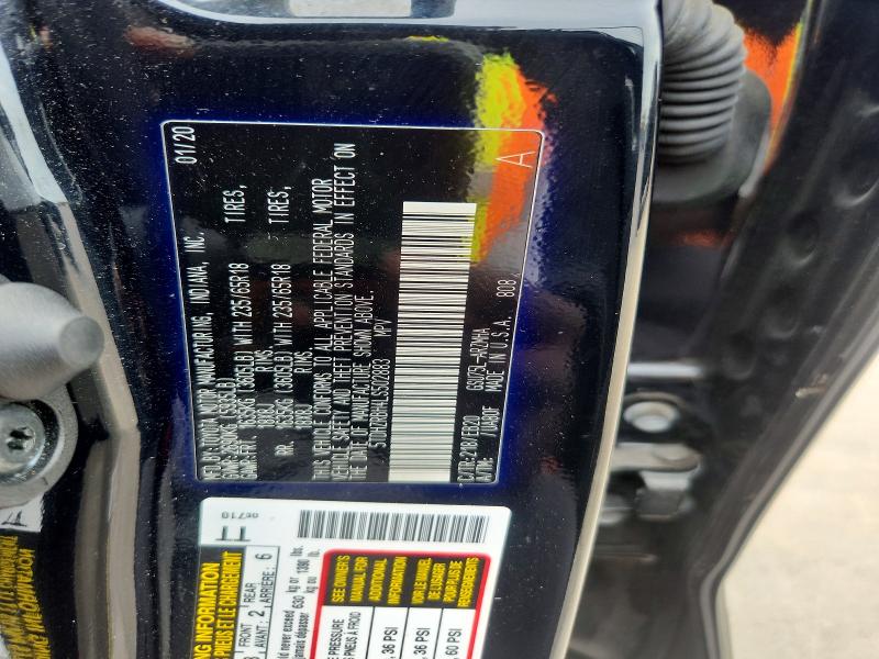 Auction sale of the 2020 Toyota Highlander, vin: 5TDHZRBH4LS502883, lot number: 55217446