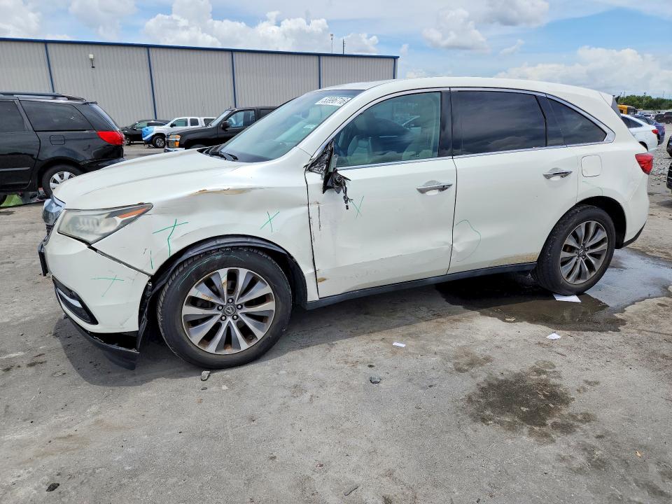 53996716 :رقم المزاد ، 5FRYD4H43FB014506 vin ، 2015 Acura Mdx مزاد بيع