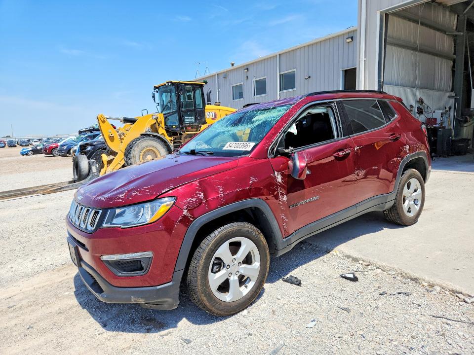 Auction sale of the 2021 Jeep Compass, vin: 3C4NJDBB6MT543516, lot number: 54700396