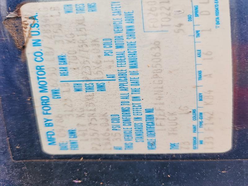 Aukcja sprzedaży 1986 Ford F150, vin: 1FTEF14N1GPB50636, numer aukcji: 53182346