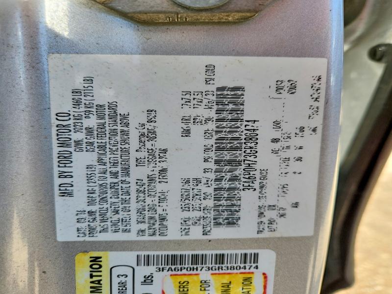 Продажа на аукционе авто 2016 Ford Fusion, vin: 3FA6P0H73GR380474, номер лота: 53613716