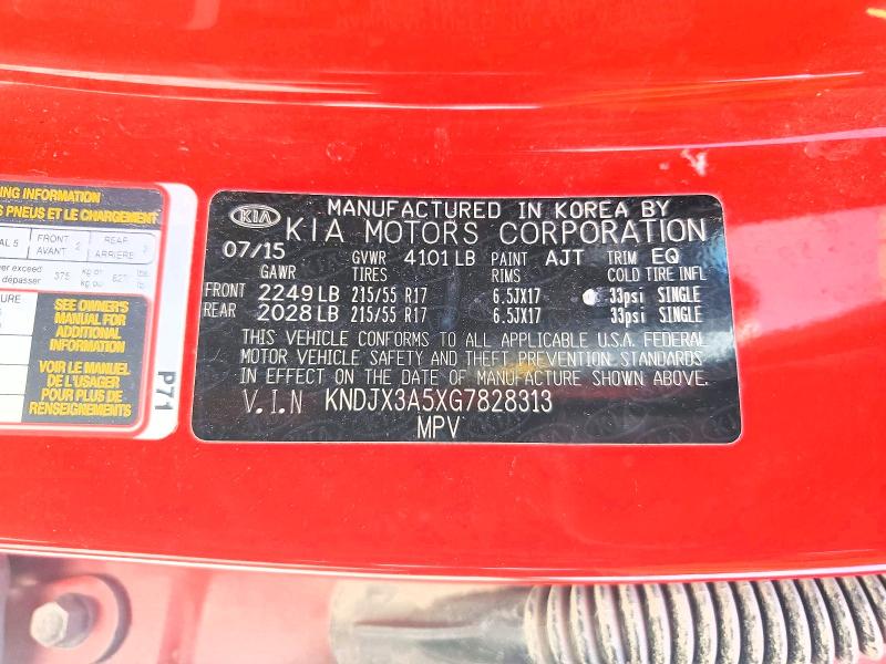 Продажа на аукционе авто 2016 Kia Soul, vin: KNDJX3A5XG7828313, номер лота: 53447666