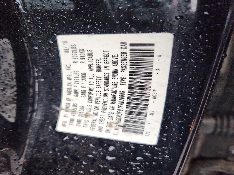 Продаж на аукціоні авто 2015 Honda Accord, vin: 1HGCR3F97FA036606, номер лоту: 52307936