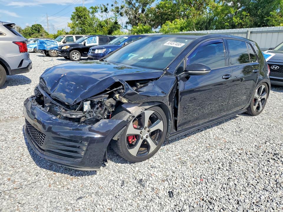 53457466 :رقم المزاد ، 3VW4T7AU3FM009801 vin ، 2015 Volkswagen Gti مزاد بيع
