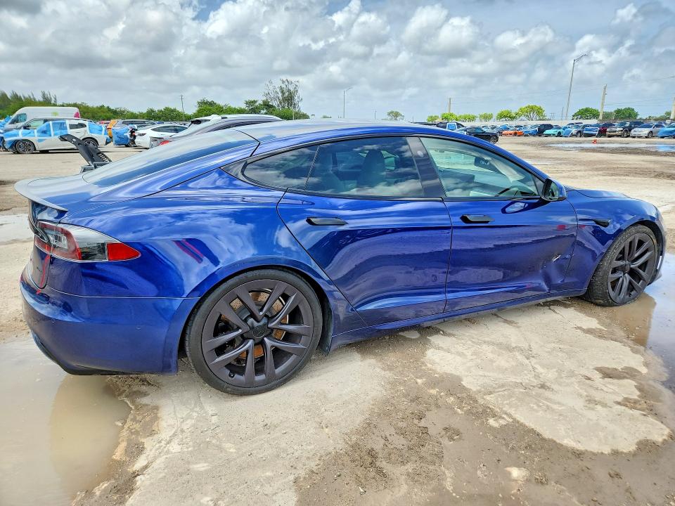 2021 Tesla Model S მანქანა იყიდება აუქციონზე, vin: 5YJSA1E63MF446790, აუქციონის ნომერი: 54072756