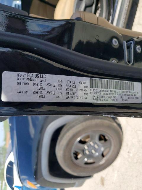 Aukcja sprzedaży 2018 Jeep Compass, vin: 3C4NJCAB1JT267477, numer aukcji: 53583136