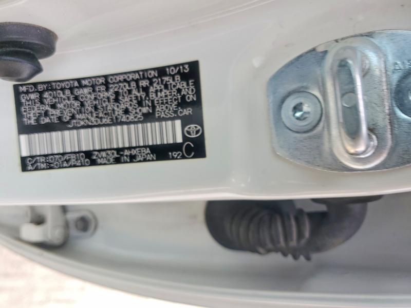 Aukcja sprzedaży 2014 Toyota Prius, vin: JTDKN3DU6E1740825, numer aukcji: 55035136