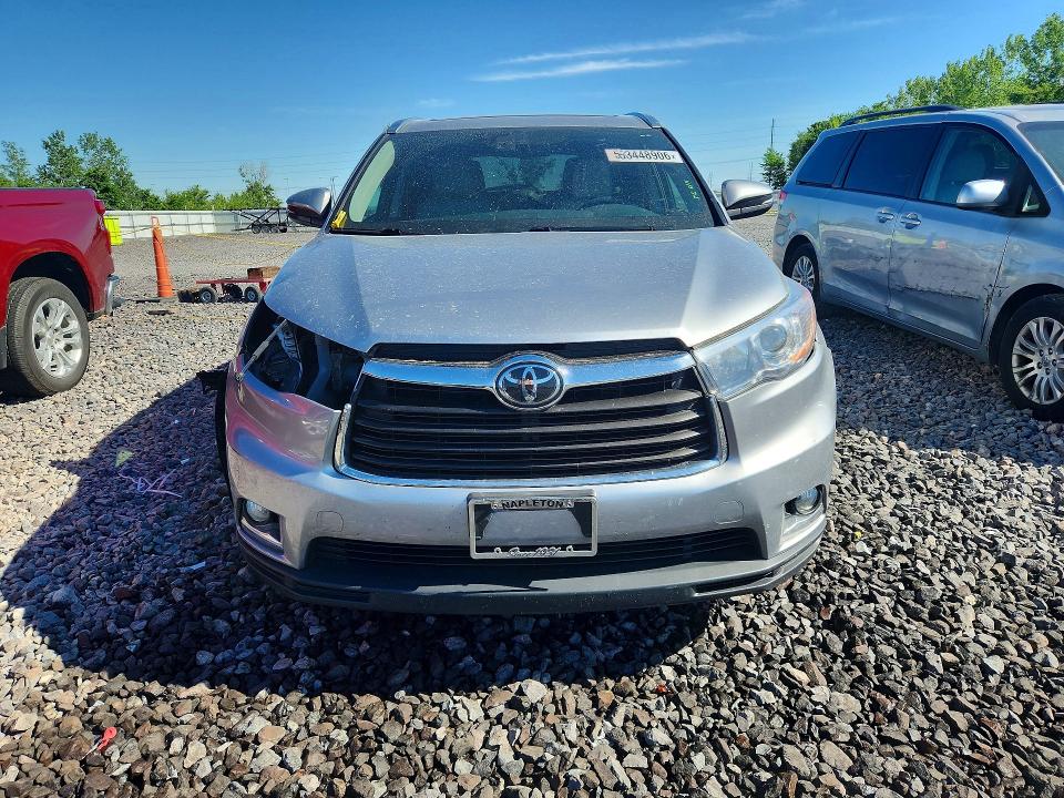 Aukcja sprzedaży 2016 Toyota Highlander, vin: 5TDDKRFH9GS327663, numer aukcji: 53448906