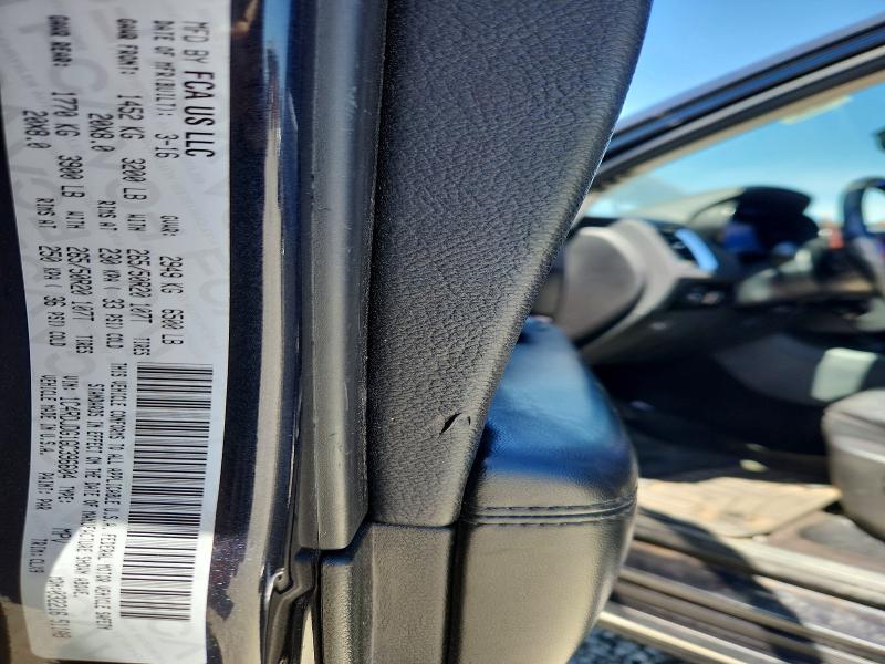 52358766 :رقم المزاد ، 1C4RDJDG1GC396604 vin ، 2016 Dodge Durango مزاد بيع