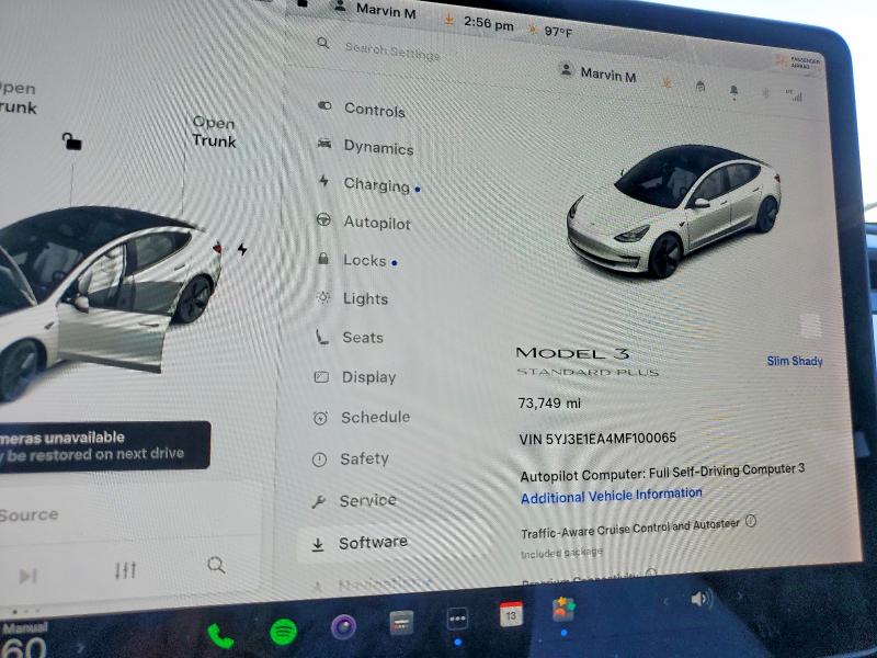Aukcja sprzedaży 2021 Tesla Model 3, vin: 5YJ3E1EA4MF100065, numer aukcji: 53656596