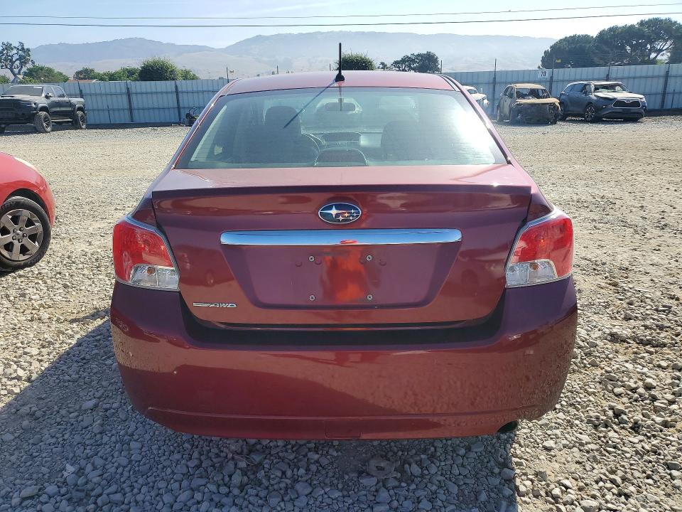 52779946 :رقم المزاد ، JF1GJAG66CH016551 vin ، 2012 Subaru Impreza مزاد بيع