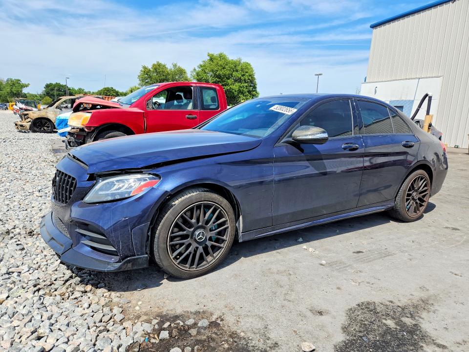 52802656 :رقم المزاد ، 55SWF8EB3KU283126 vin ، 2019 Mercedes-benz C مزاد بيع