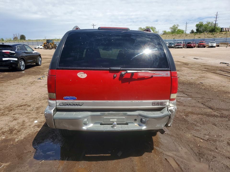 1998 Gmc Jimmy მანქანა იყიდება აუქციონზე, vin: 1GKDT13W9W2544951, აუქციონის ნომერი: 52893876