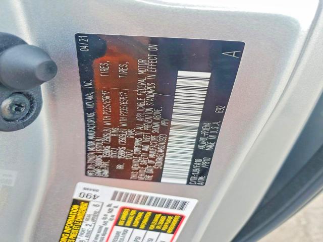 Продажа на аукционе авто 2021 Toyota Sienna, vin: 5TDKRKEC4MS040923, номер лота: 53521246