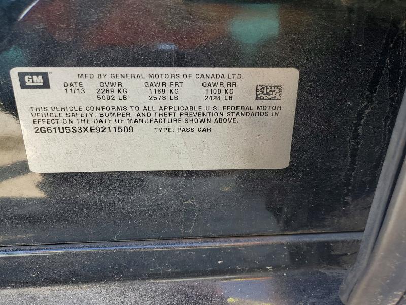53232926 :رقم المزاد ، 2G61U5S3XE9211509 vin ، 2014 Cadillac Xts مزاد بيع