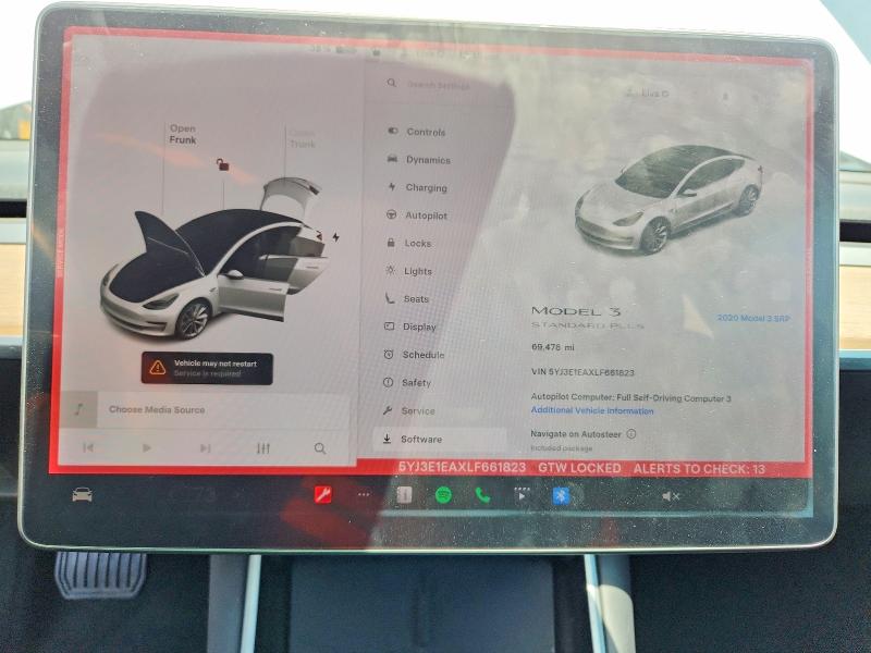 Aukcja sprzedaży 2020 Tesla Model 3, vin: 5YJ3E1EAXLF661823, numer aukcji: 52875706