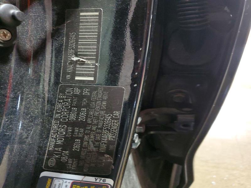 Продажа на аукционе авто 2015 Kia Forte, vin: KNAFX4A68F5326945, номер лота: 54077786