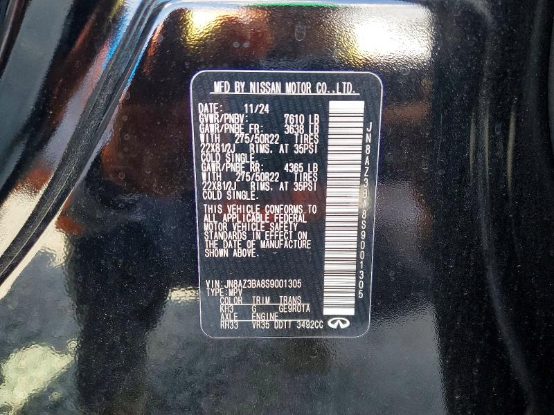 Продажа на аукционе авто 2025 Infiniti Qx80, vin: JN8AZ3BA8S9001305, номер лота: 54658206