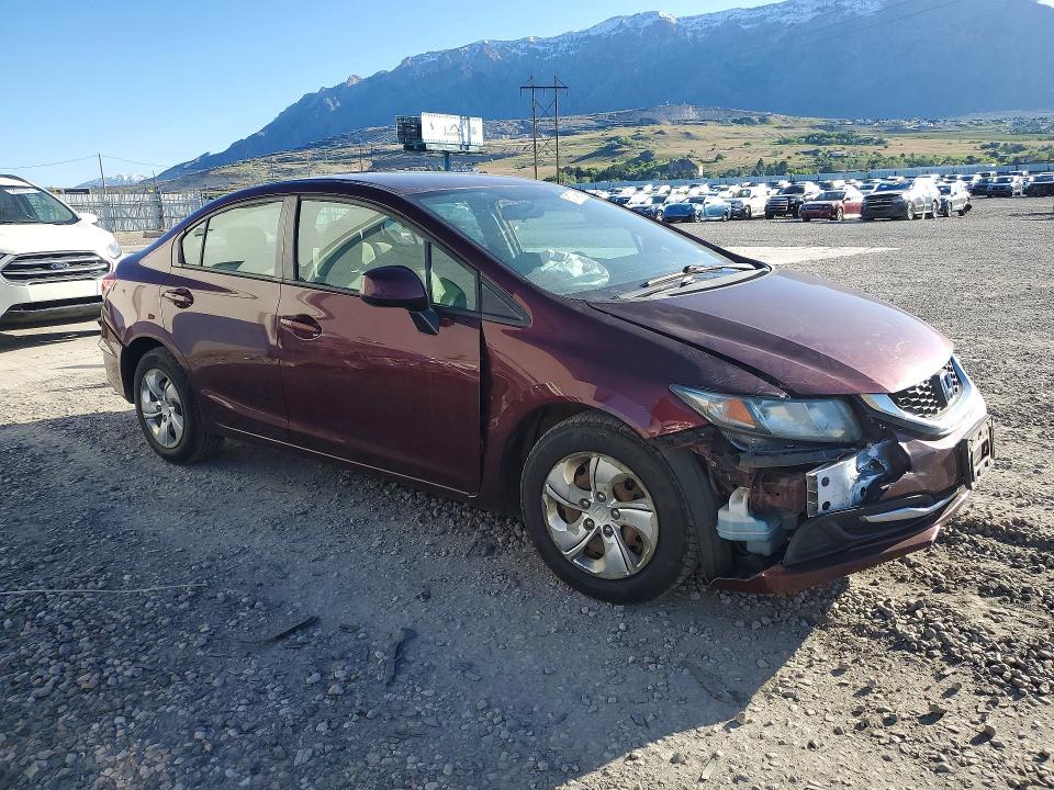 51704666 :رقم المزاد ، 19XFB2F56DE076984 vin ، 2013 Honda Civic مزاد بيع