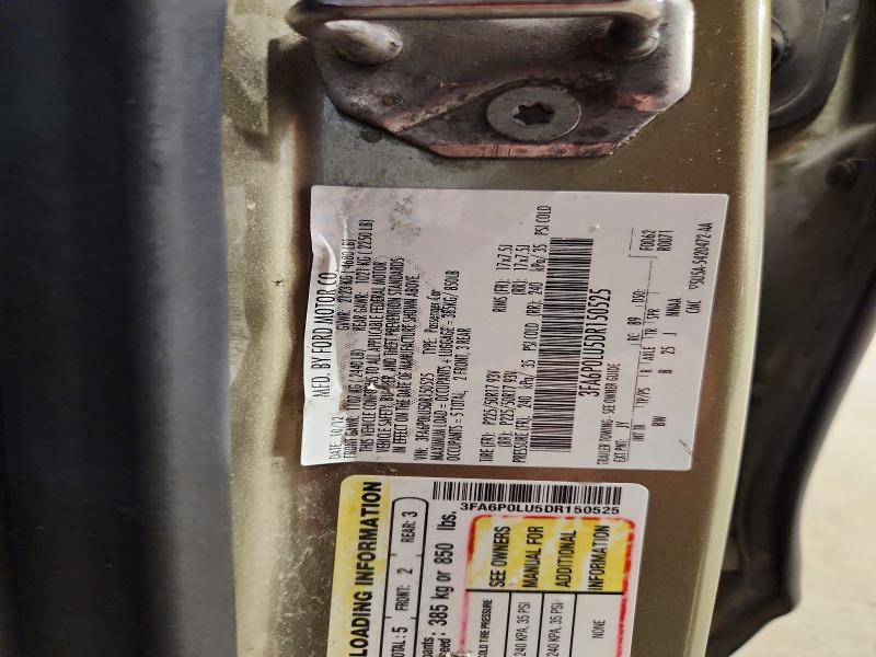 Aukcja sprzedaży 2013 Ford Fusion, vin: 3FA6P0LU5DR150525, numer aukcji: 55158956