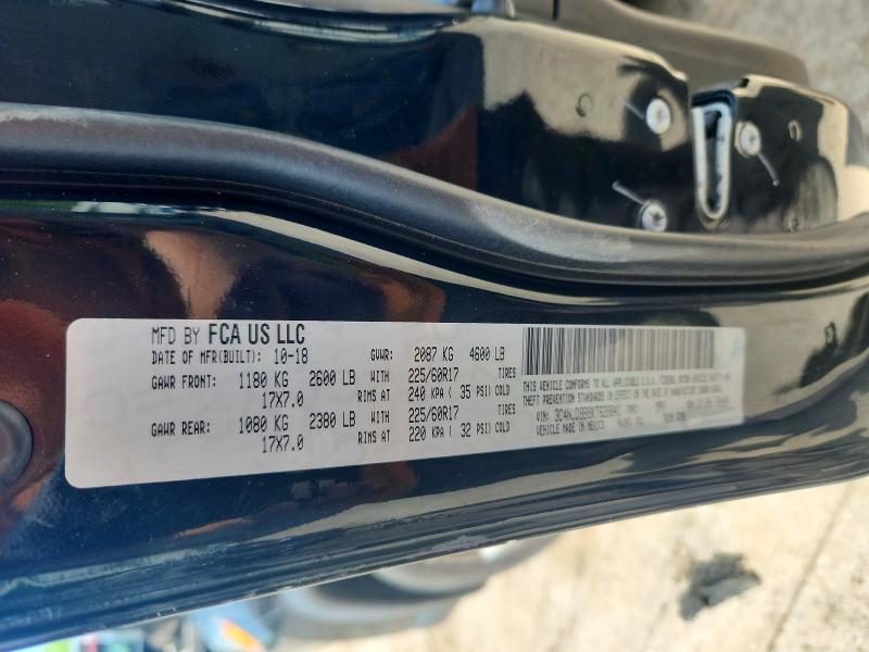 Продаж на аукціоні авто 2019 Jeep Compass, vin: 3C4NJDBB8KT628841, номер лоту: 54068746