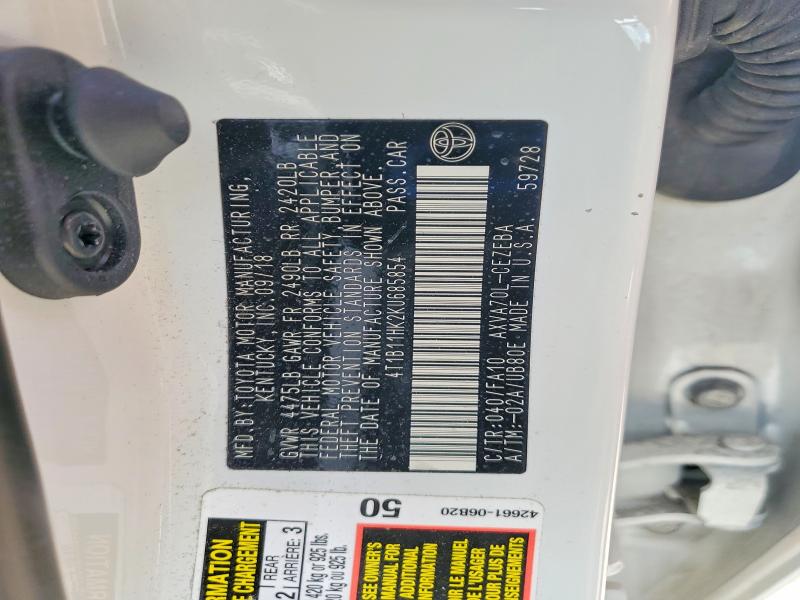 Продаж на аукціоні авто 2019 Toyota Camry, vin: 4T1B11HK2KU685854, номер лоту: 51983216