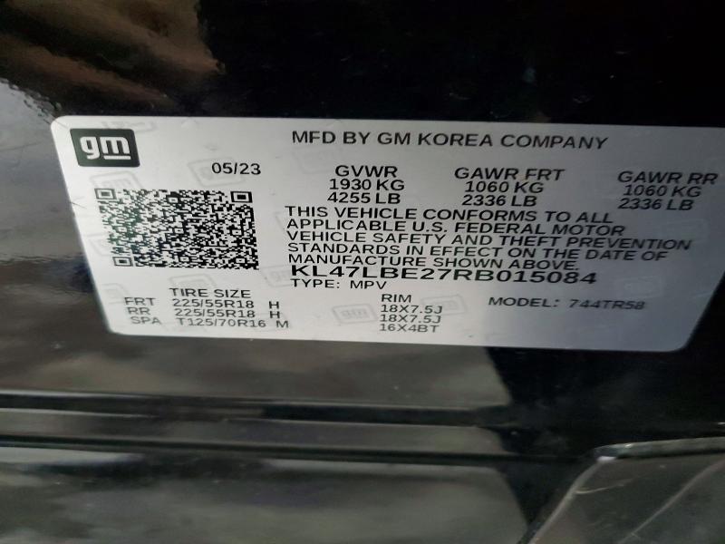 Aukcja sprzedaży 2024 Buick Envista, vin: KL47LBE27RB015084, numer aukcji: 53287286