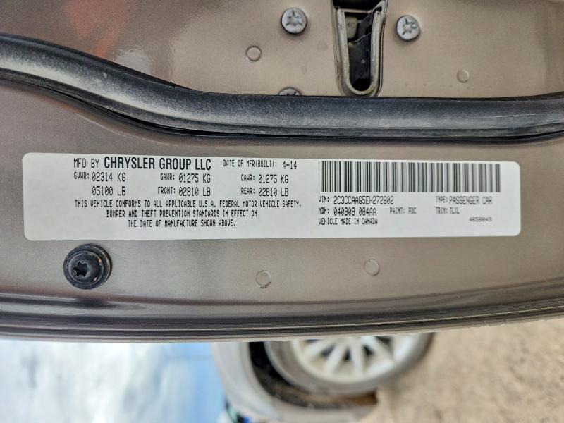 Aukcja sprzedaży 2014 Chrysler 300, vin: 2C3CCAAG5EH272802, numer aukcji: 52881056