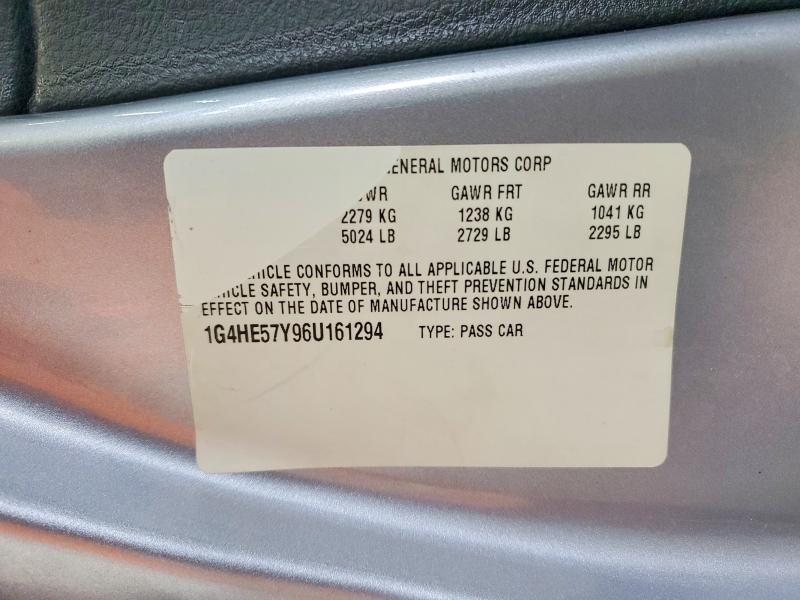 Aukcja sprzedaży 2006 Buick Lucerne, vin: 1G4HE57Y96U161294, numer aukcji: 51901356