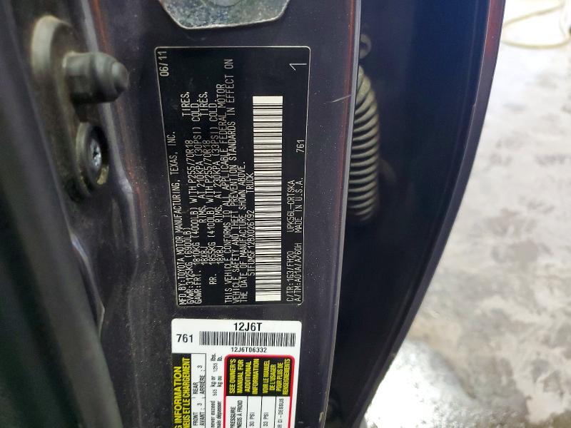 52240906 :رقم المزاد ، 5TFUM5F12BX026192 vin ، 2011 Toyota Tundra مزاد بيع