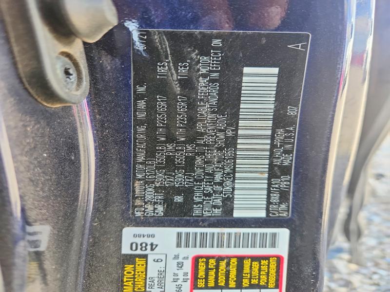 2021 Toyota Sienna მანქანა იყიდება აუქციონზე, vin: 5TDKRKEC1MS061955, აუქციონის ნომერი: 53267476