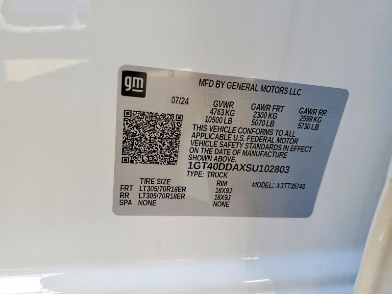 Продаж на аукціоні авто 2025 Gmc Hummer Pickup, vin: 1GT40DDAXSU102803, номер лоту: 54143106