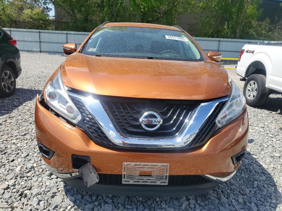 2015 Nissan Murano მანქანა იყიდება აუქციონზე, vin: 5N1AZ2MH2FN271168, აუქციონის ნომერი: 54311896