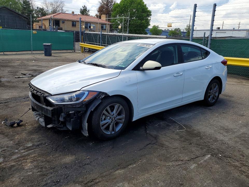 2018 Hyundai Elantra მანქანა იყიდება აუქციონზე, vin: 5NPD84LF7JH215459, აუქციონის ნომერი: 53387926