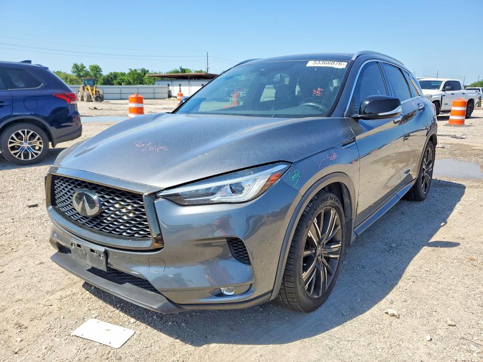 53366076 :رقم المزاد ، 3PCAJ5BA2MF102329 vin ، 2021 Infiniti Qx50 مزاد بيع