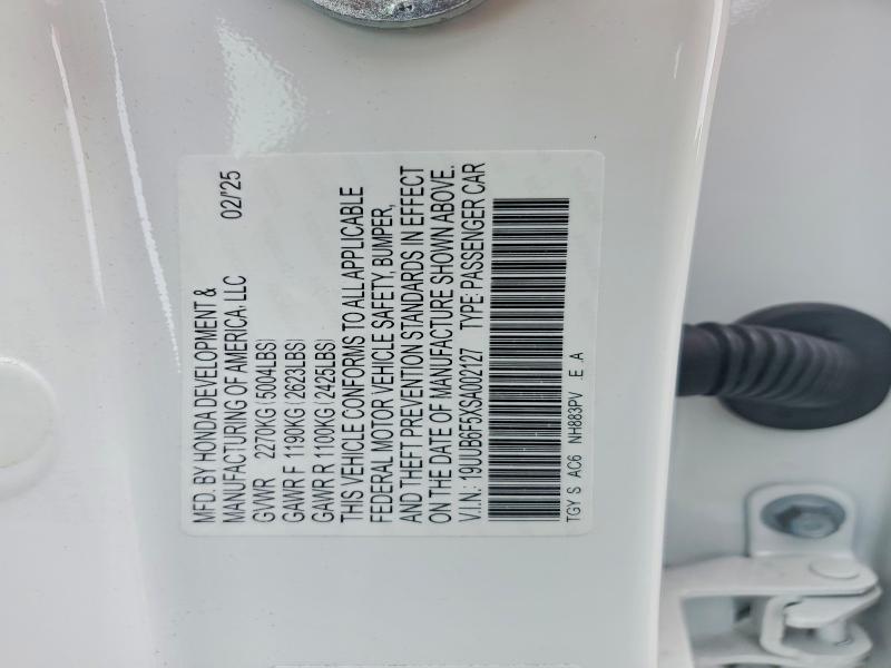 Aukcja sprzedaży 2025 Acura Tlx, vin: 19UUB6F5XSA002127, numer aukcji: 54019496