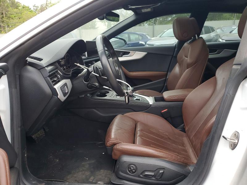 2019 Audi A5 მანქანა იყიდება აუქციონზე, vin: WAUENCF50KA018567, აუქციონის ნომერი: 52565926