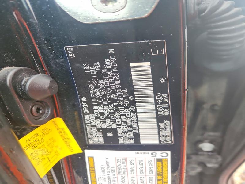Aukcja sprzedaży 2013 Lexus Gx, vin: JTJJM7FX4D5061900, numer aukcji: 55175136