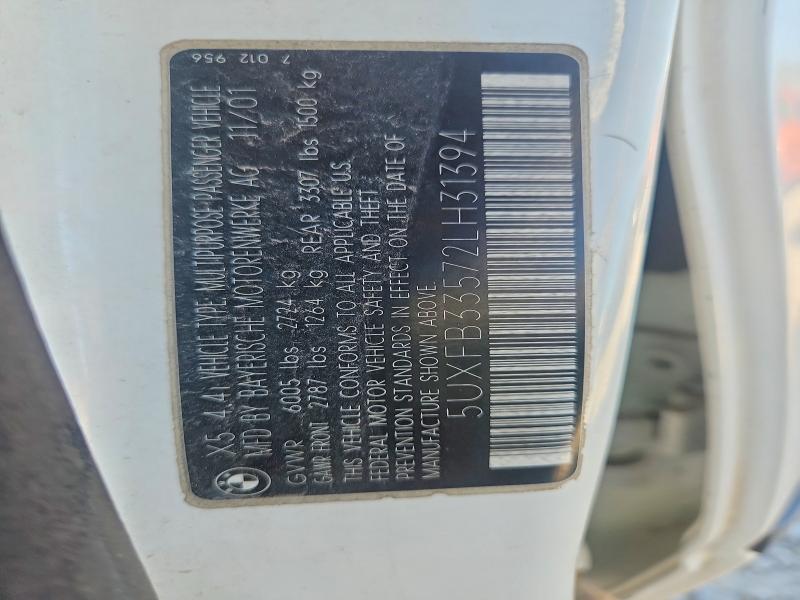 Продаж на аукціоні авто 2002 Bmw X5, vin: 5UXFB33572LH31394, номер лоту: 53243266