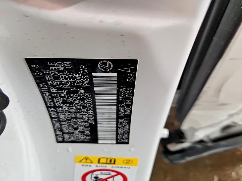 Продаж на аукціоні авто 2019 Lexus Ux, vin: JTHU9JBHXK2003591, номер лоту: 51765796