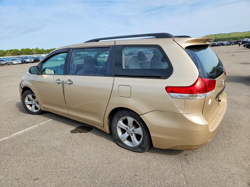 54431226 :رقم المزاد ، 5TDZK3DC2BS078206 vin ، 2011 Toyota Sienna مزاد بيع