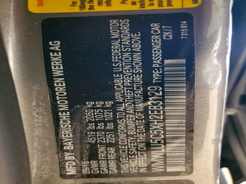 2017 Mini Cooper მანქანა იყიდება აუქციონზე, vin: WMWLU5C5XH2E83129, აუქციონის ნომერი: 53706486
