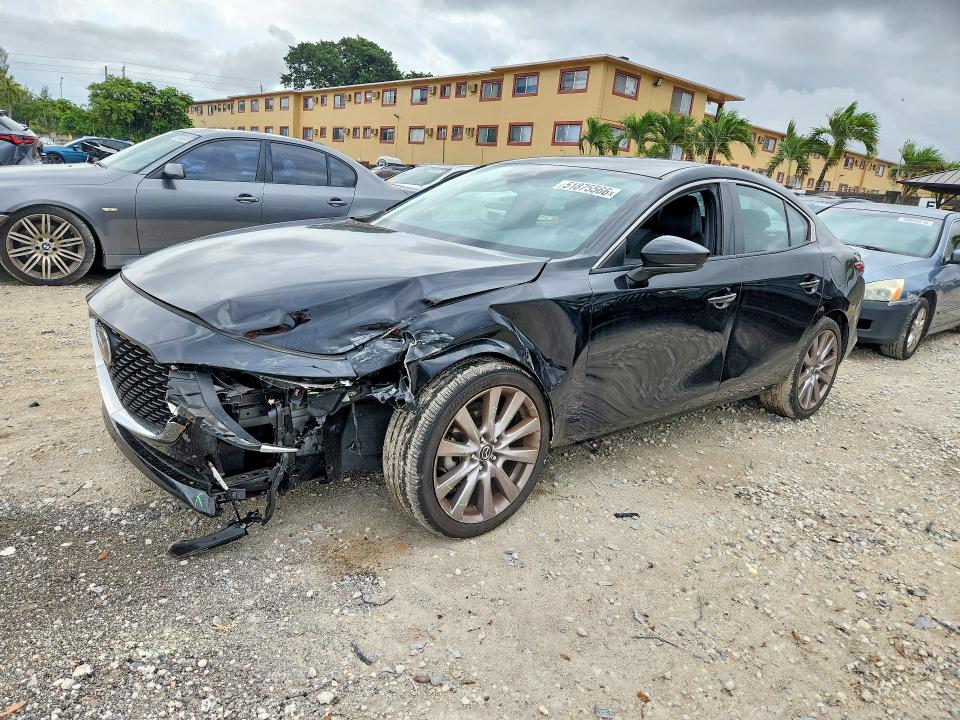 2020 Mazda 3 მანქანა იყიდება აუქციონზე, vin: JM1BPACL7L1172279, აუქციონის ნომერი: 51875566
