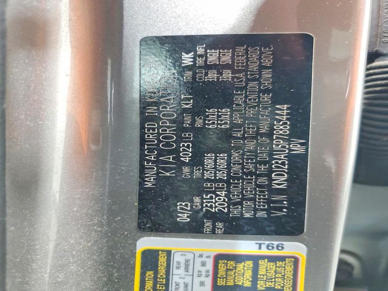 2023 Kia Soul მანქანა იყიდება აუქციონზე, vin: KNDJ23AU5P7885444, აუქციონის ნომერი: 53836546