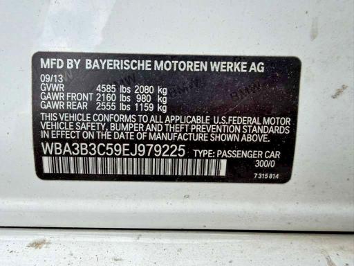 Продажа на аукционе авто 2014 Bmw 328, vin: WBA3B3C59EJ979225, номер лота: 54073406