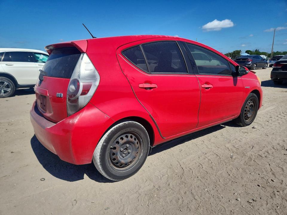 Продаж на аукціоні авто 2012 Toyota Prius C, vin: JTDKDTB33C1025849, номер лоту: 52466716