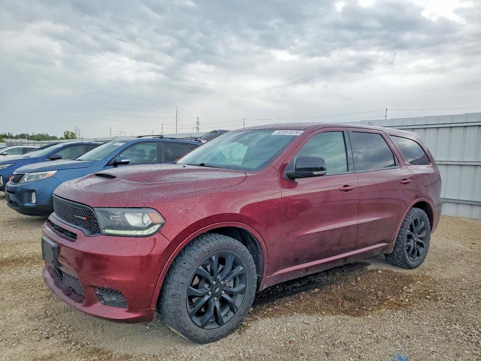 52051876 :رقم المزاد ، 1C4SDJCT2KC777158 vin ، 2019 Dodge Durango مزاد بيع