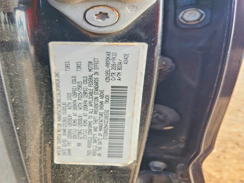 2003 Toyota Tacoma მანქანა იყიდება აუქციონზე, vin: 5TEGN92N43Z186532, აუქციონის ნომერი: 55226616
