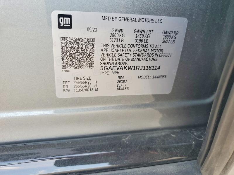 Продажа на аукционе авто 2024 Buick Enclave, vin: 5GAEVAKW1RJ118114, номер лота: 52364456
