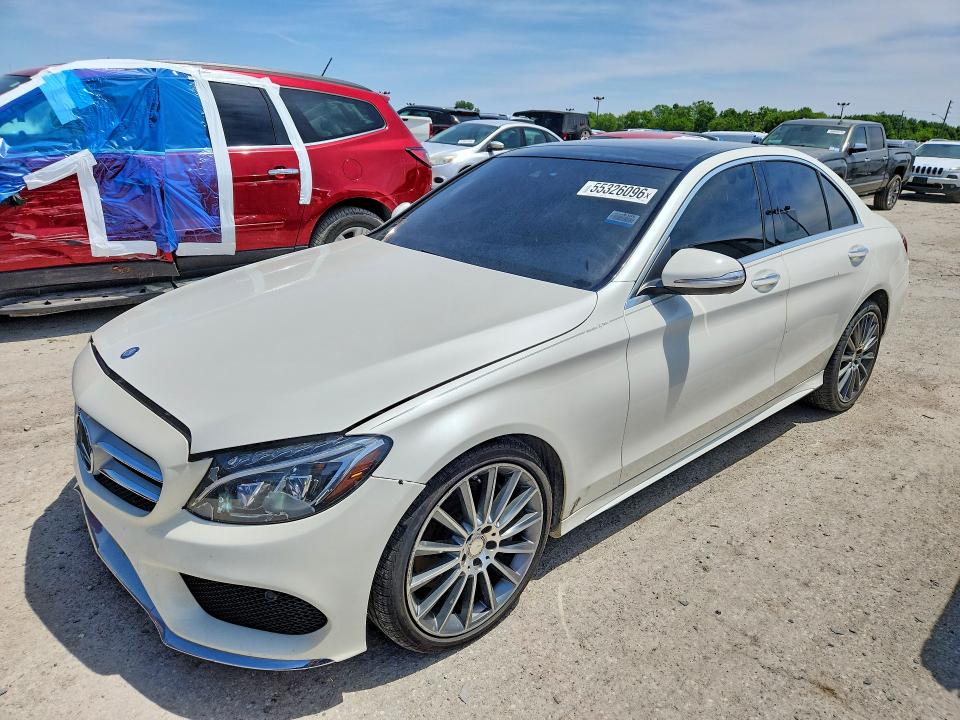 Auction sale of the 2015 Mercedes-benz C, vin: 55SWF6GB1FU030555, lot number: 55326096